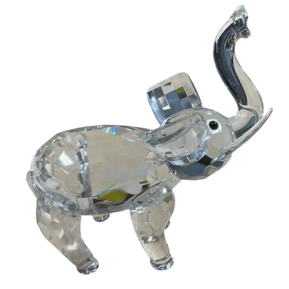 Shannon Crystal Vintage 6 Inch Elephant Figurine Excellent Condition